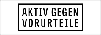 Logo „Aktiv gegen Vorurteile“.