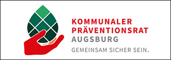Logo: „Kriminalpräventiver Rat Augsburg“.